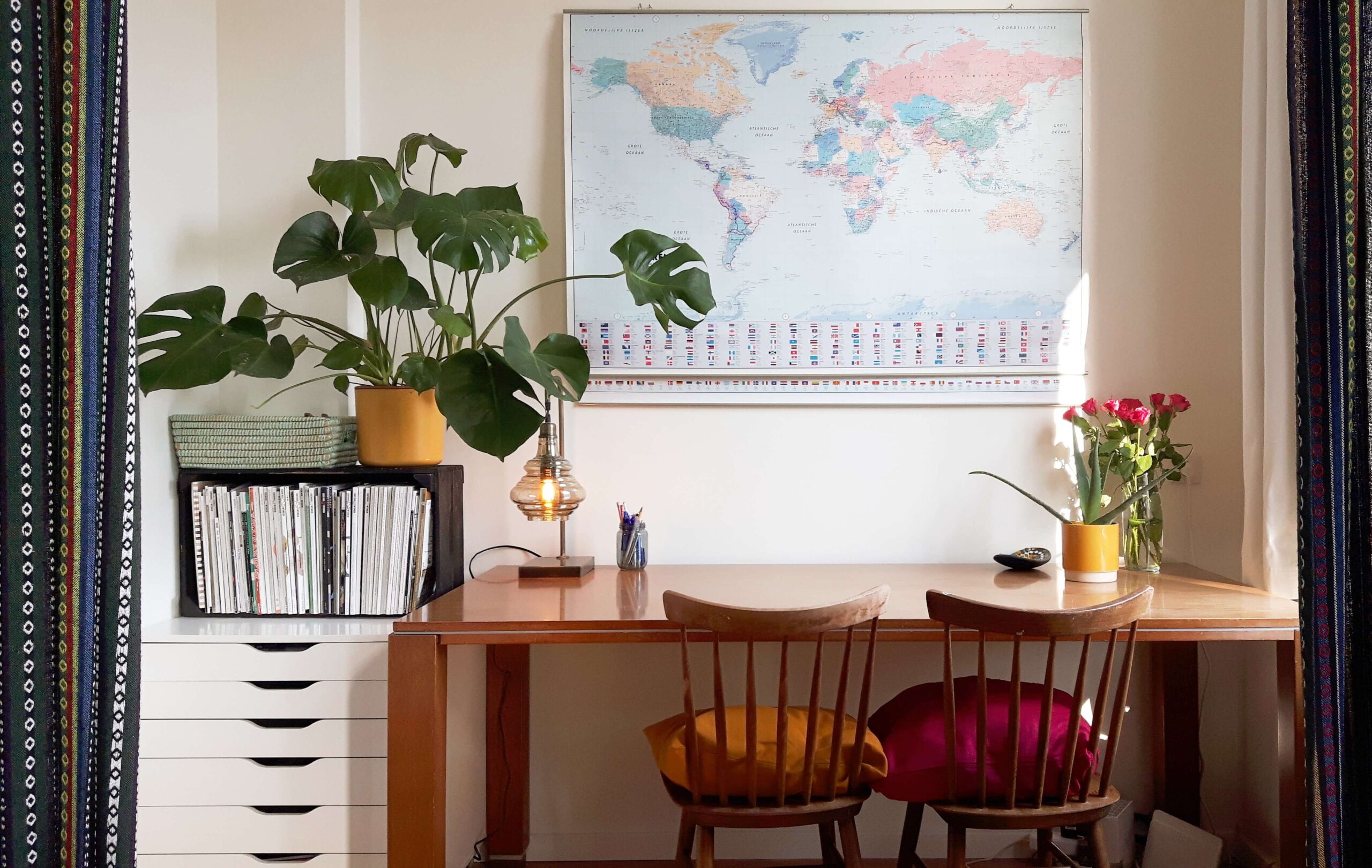roos in huis