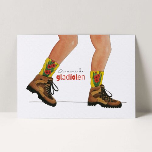 Vierdaagse kaart Op naar de gladiolen