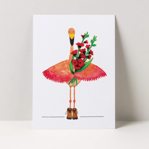 Vierdaagse kaart Flamingo