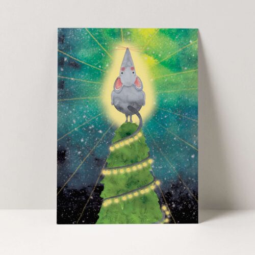 kerstkaart piek