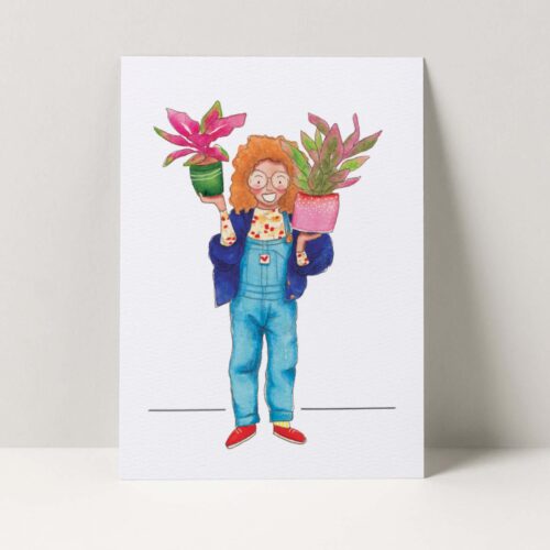 Wenskaart plantenliefde