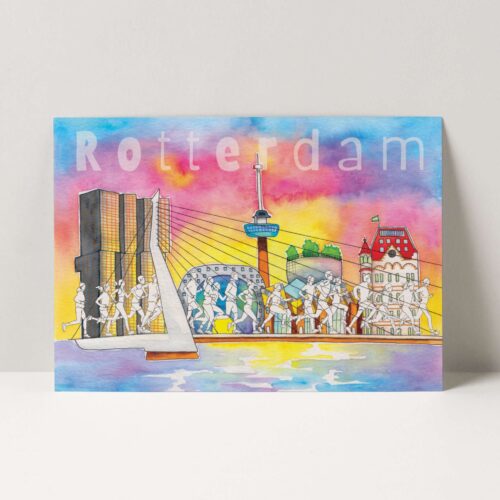 wenskaart marathon rotterdam